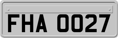 FHA0027