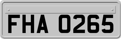 FHA0265