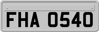 FHA0540