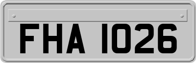 FHA1026