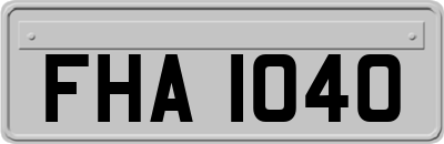 FHA1040