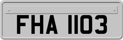 FHA1103