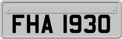 FHA1930