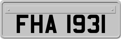 FHA1931