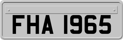 FHA1965
