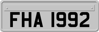 FHA1992
