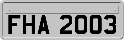 FHA2003