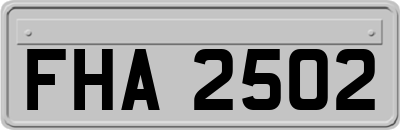 FHA2502