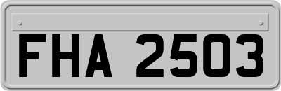 FHA2503