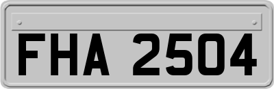 FHA2504