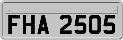 FHA2505