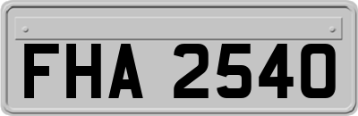 FHA2540