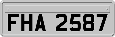 FHA2587
