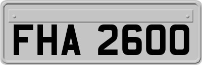 FHA2600