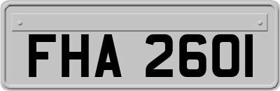 FHA2601