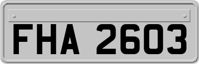 FHA2603