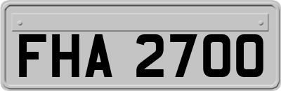 FHA2700