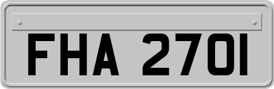 FHA2701