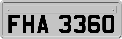 FHA3360