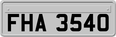 FHA3540