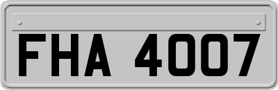 FHA4007