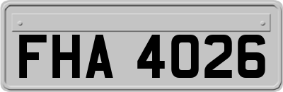 FHA4026