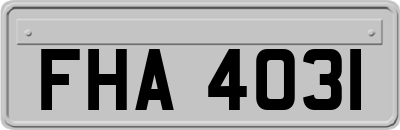 FHA4031