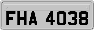 FHA4038