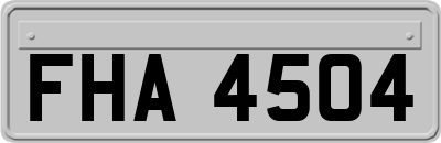 FHA4504
