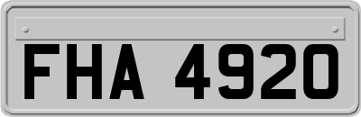 FHA4920