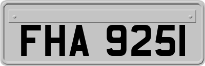 FHA9251