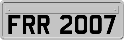FRR2007