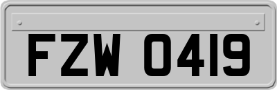 FZW0419