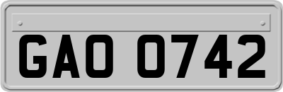 GAO0742