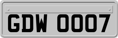 GDW0007
