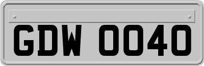 GDW0040