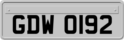GDW0192