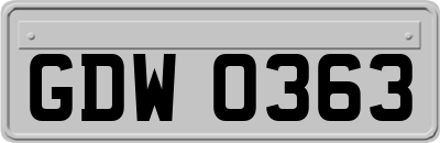 GDW0363