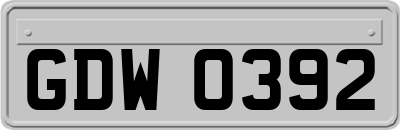 GDW0392