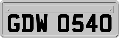 GDW0540