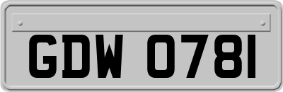 GDW0781