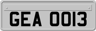 GEA0013