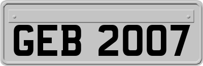GEB2007