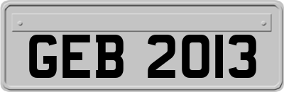 GEB2013