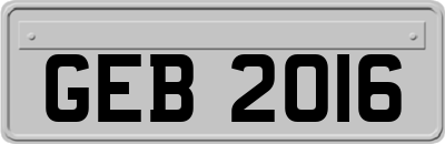 GEB2016