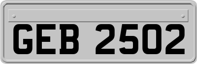 GEB2502