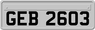 GEB2603