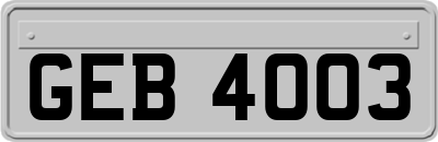 GEB4003