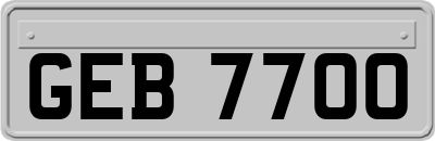 GEB7700