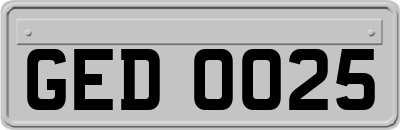 GED0025